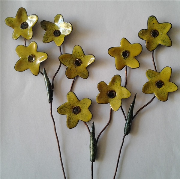 Emaille bloemen